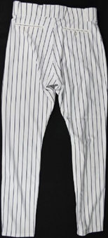 2007 Mike Mussina New York Yankees  Home Pinstripe Game Used Pants